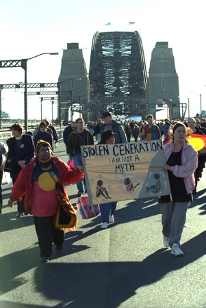 Reconciliation March in Sydney, Australia.